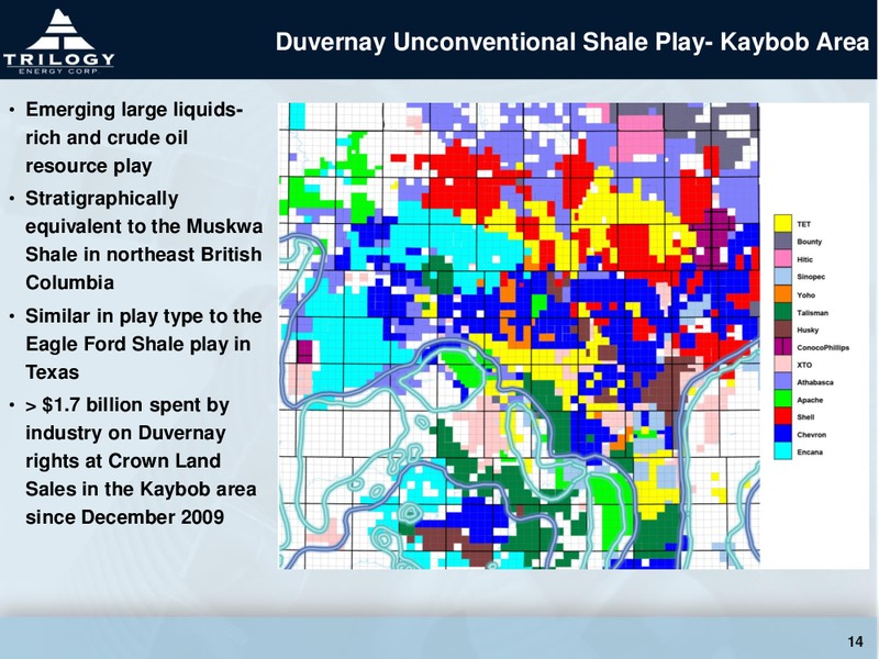 SEPTEMBER 2014 CORPORATE PRESENTATION – Trilogy Energy Corp. – slide 13