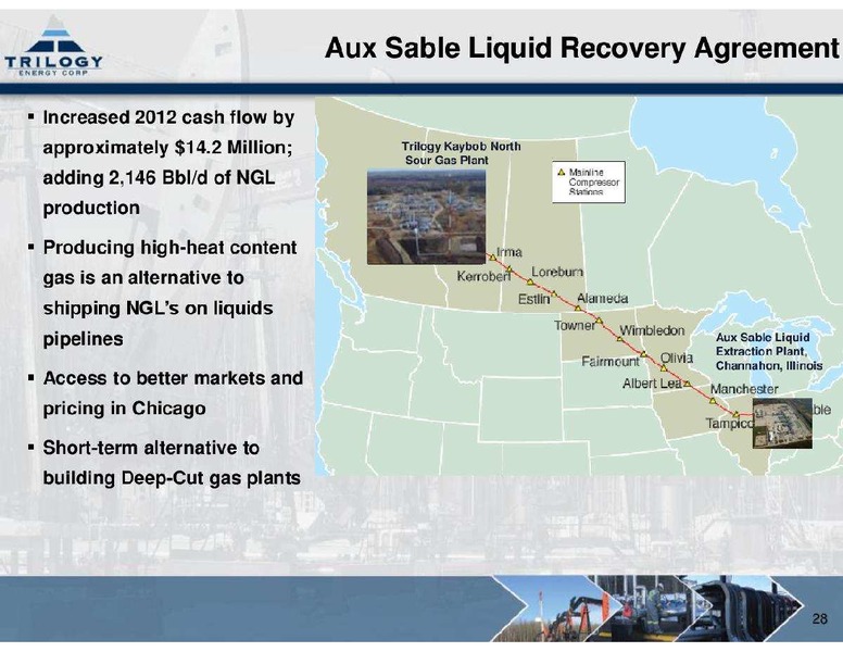 NOVEMBER 2013 CORPORATE PRESENTATION – Trilogy Energy Corp. – slide 28