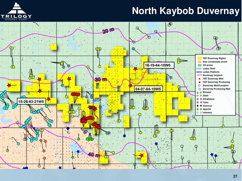 CORPORATE PRESENTAITON – Trilogy Energy Corp. – slide 20