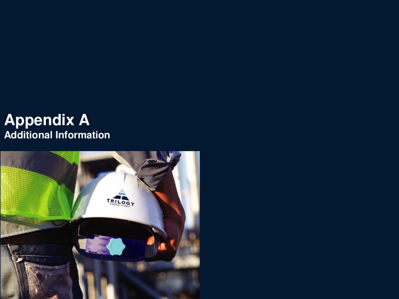CORPORATE PRESENTAITON – Trilogy Energy Corp. – slide 30