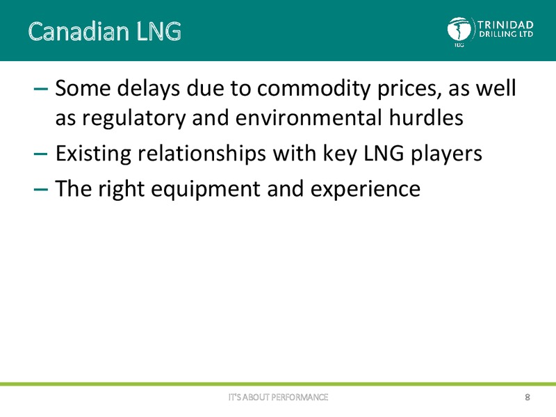 Investor Presentation – Trinidad Drilling Ltd. – slide 7