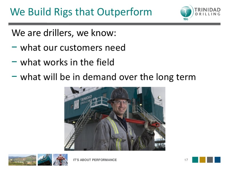 FIRST ENERGY EAST COAST ENERGY CONFERENCE – Trinidad Drilling Ltd. – slide 16