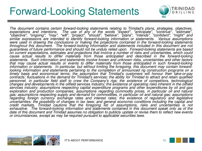 Q4 2012 OVERVIEW – Trinidad Drilling Ltd. – slide 15