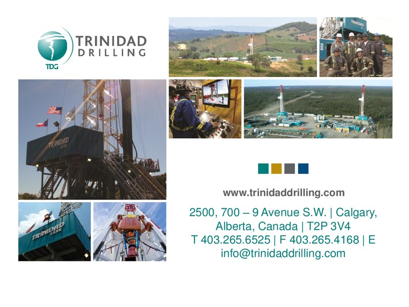 Q4 2012 OVERVIEW – Trinidad Drilling Ltd. – slide 17