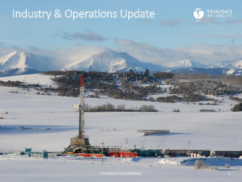 CORPORATE PRESENTATION – Trinidad Drilling Ltd. – slide 4