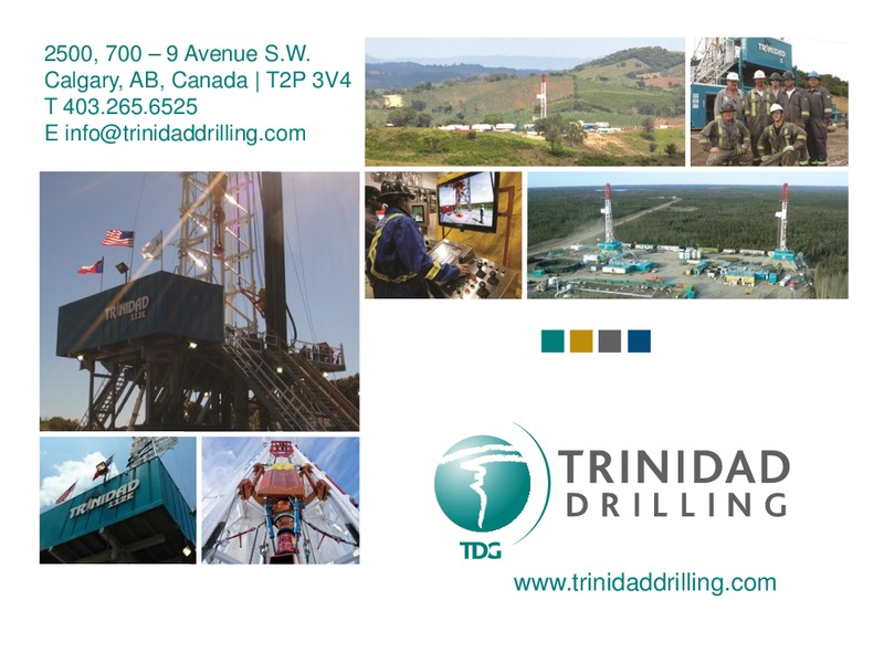 INVESTOR PRESENTATION – Trinidad Drilling Ltd. – slide 36