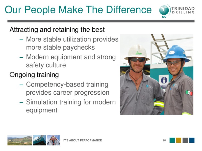 GLOBAL HUNTER SECURITIES CONFERENCE – Trinidad Drilling Ltd. – slide 16