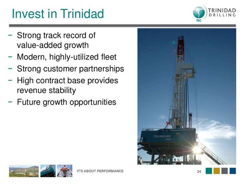 OCTOBER 2012 CORPORATE PRESENTATION – Trinidad Drilling Ltd. – slide 24