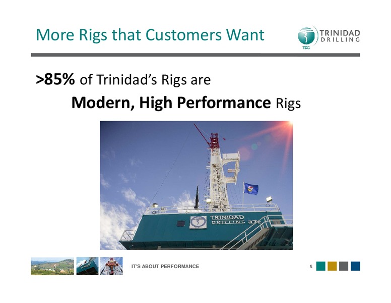 INVESTOR PRESENTATION – Trinidad Drilling Ltd. – slide 4