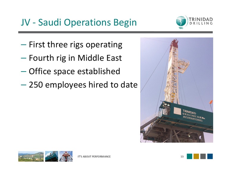 INVESTOR PRESENTATION – Trinidad Drilling Ltd. – slide 12