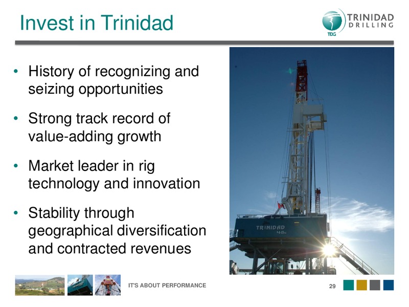 DAHLMAN ROSE'S OIL SERVICE AND DRILLING CONFERENCE – Trinidad Drilling Ltd. – slide 29