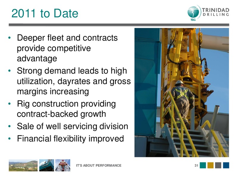 DAHLMAN ROSE'S OIL SERVICE AND DRILLING CONFERENCE – Trinidad Drilling Ltd. – slide 31