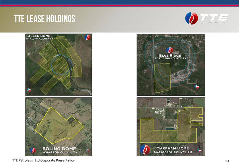Investor Presentation April 2016 – TTE Petroleum Ltd – slide 9