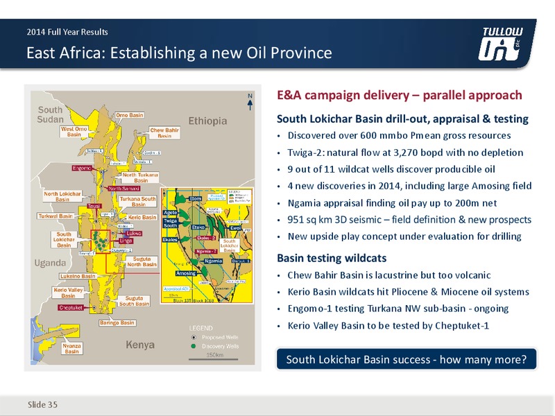 2014 Full Year Results – Tullow Oil Plc – slide 34