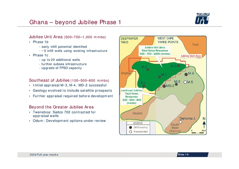 2009 FULL YEAR RESULTS – Tullow Oil Plc – slide 18
