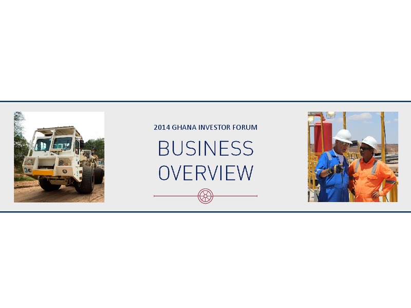 2014 GHANA INVESTOR FORUM – Tullow Oil Plc – slide 2