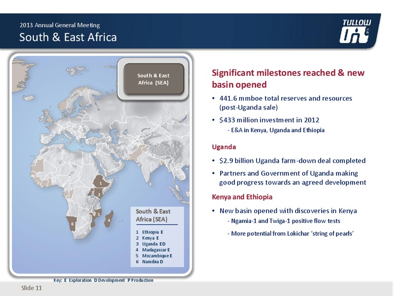 ANNUAL GENERAL MEETING – Tullow Oil Plc – slide 10