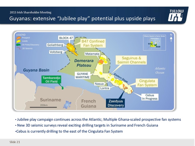 2013 IRISH SHAREHOLDER MEETING – Tullow Oil Plc – slide 20