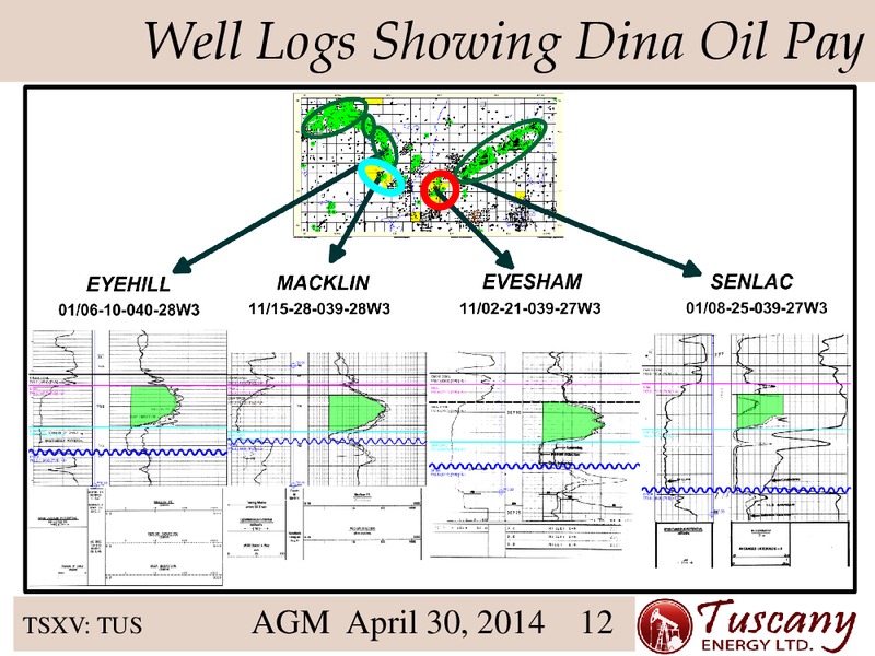 Investor Presentation – Tuscany Energy Ltd. – slide 12