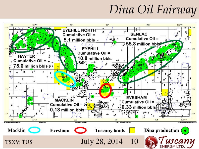 Investor Presentation – Tuscany Energy Ltd. – slide 10