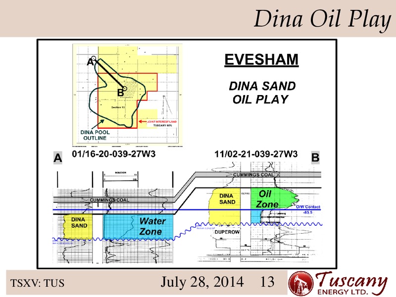 Investor Presentation – Tuscany Energy Ltd. – slide 13