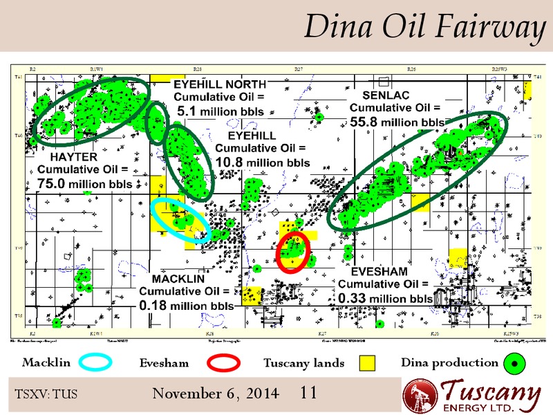 INVESTOR PRESENTATION – Tuscany Energy Ltd. – slide 11