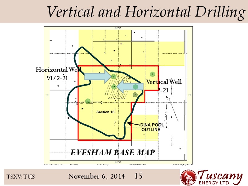 INVESTOR PRESENTATION – Tuscany Energy Ltd. – slide 15