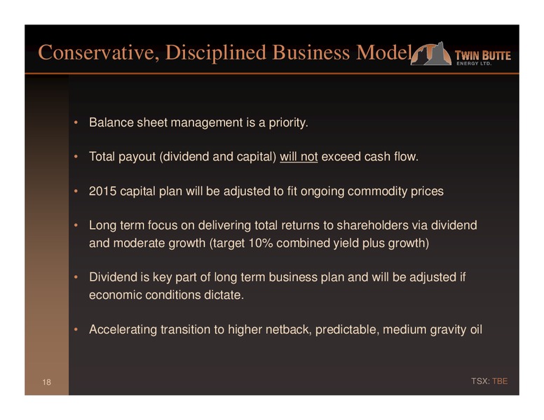 Q1 2015 – Twin Butte Energy Ltd. – slide 18
