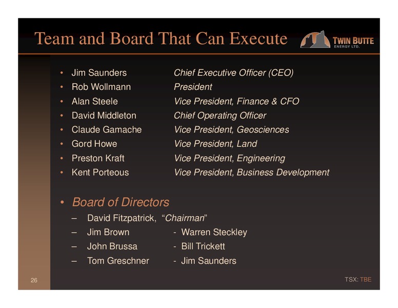 Q4 Report – Twin Butte Energy Ltd. – slide 26