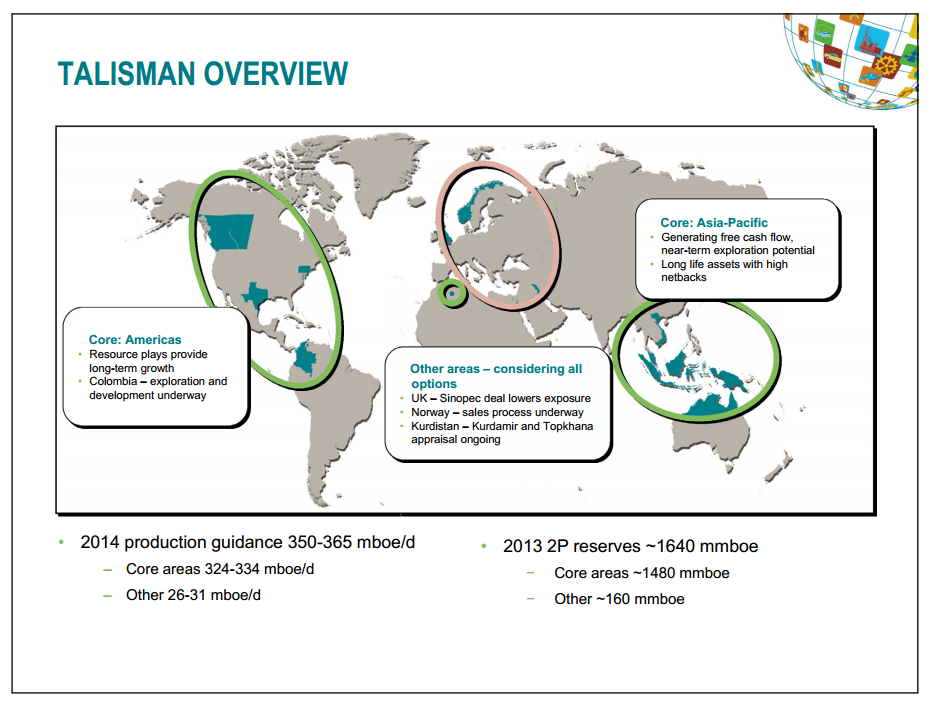 Q4  2013 Results – Talisman Energy Inc. – slide 2