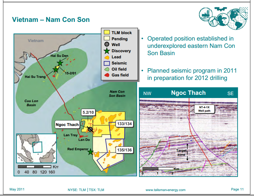 Investor Open House International Exploration – Talisman Energy Inc. – slide 22