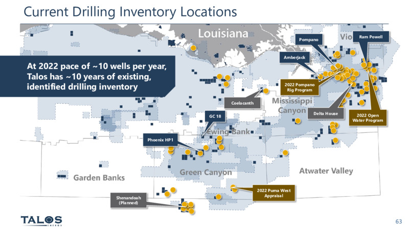 Analyst & May 2022 Investor Day – Talos Energy Inc – slide 62