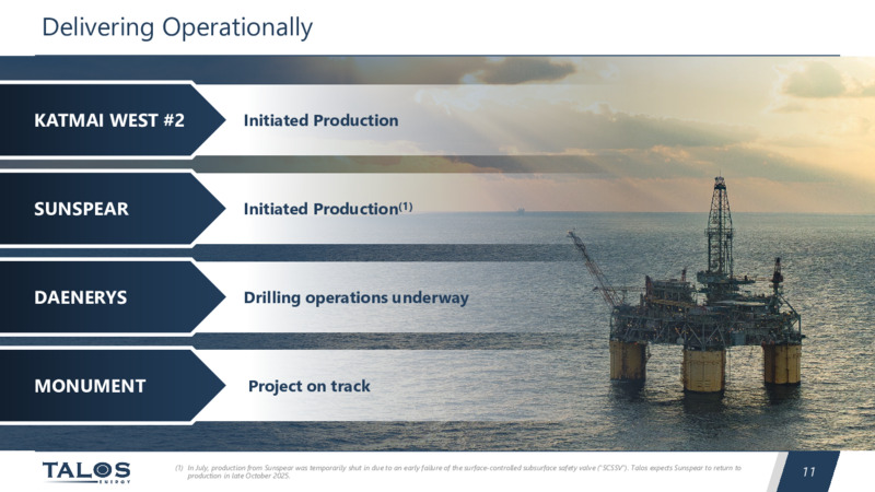 2Q 2025 Earnings Conference Call & Webcast – Talos Energy Inc – slide 10