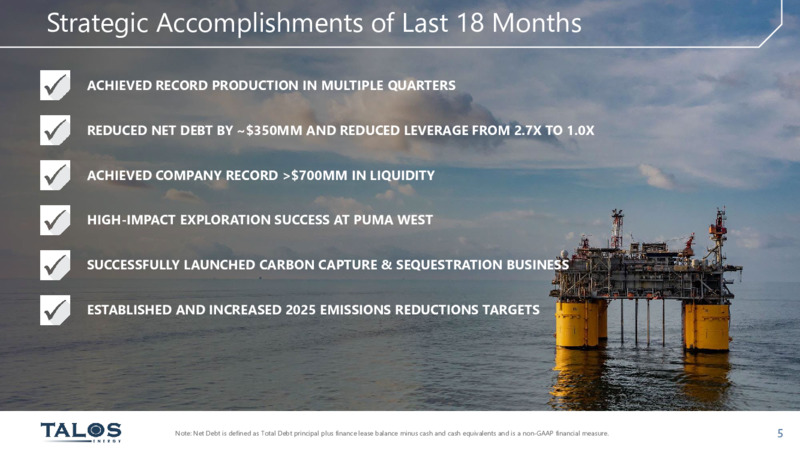 September 2022 Investor Presentation – Talos Energy Inc – slide 4