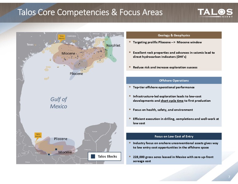 Scotia Howard Weil Energy Conference – Talos Energy Llc – slide 6