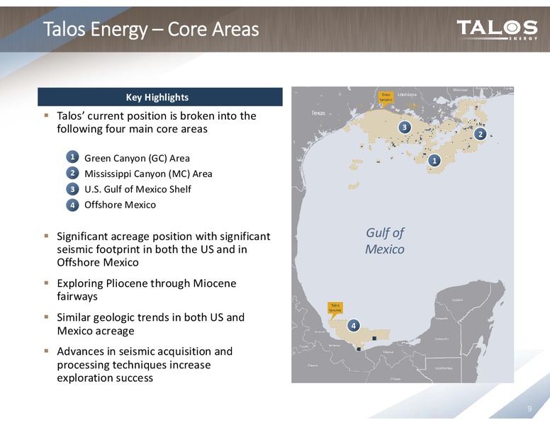 Scotia Howard Weil Energy Conference – Talos Energy Llc – slide 8
