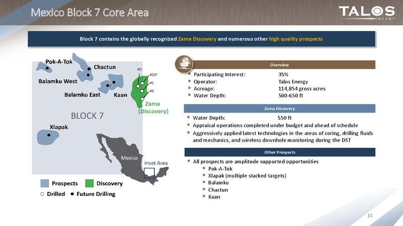 Barclays CEO Energy Power Conference – Talos Energy Llc – slide 12