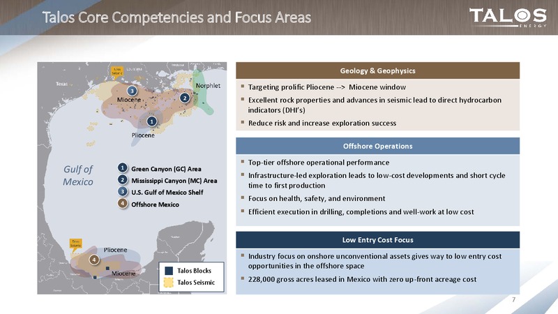 Pareto Oil and Offshore Conference – Talos Energy Llc – slide 6