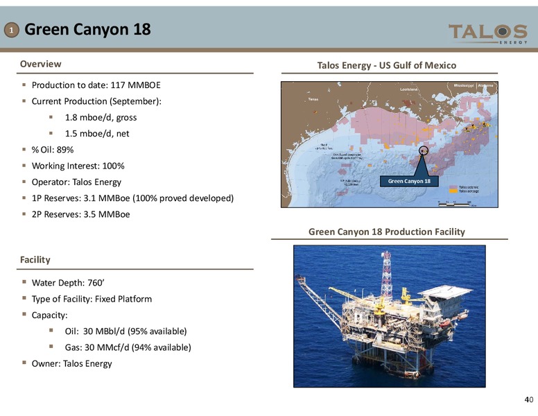 Investor Presentation – Talos Energy Llc – slide 39