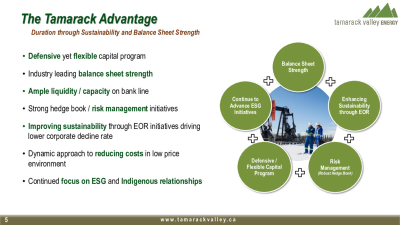 April 2020 Investor Presentation – Tamarack Valley Energy Ltd. – slide 3