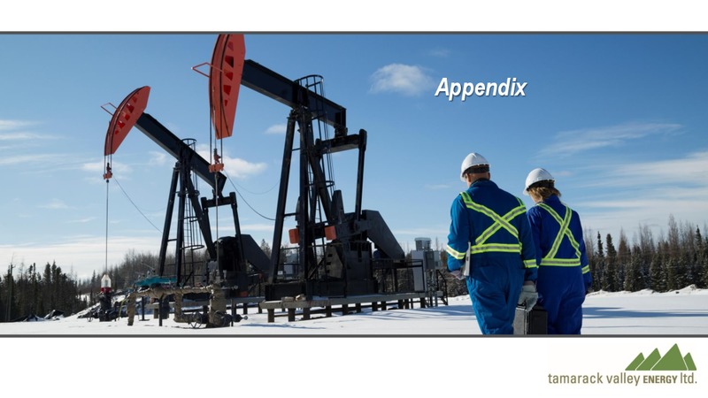 June 2019 Corporate Presentation – Tamarack Valley Energy Ltd. – slide 22