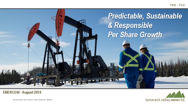 EnerCom Oil and Gas Conference – Tamarack Valley Energy Ltd. – slide 1