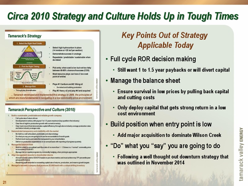 EnerCom The Oil and Gas Conference – Tamarack Valley Energy Ltd. – slide 21