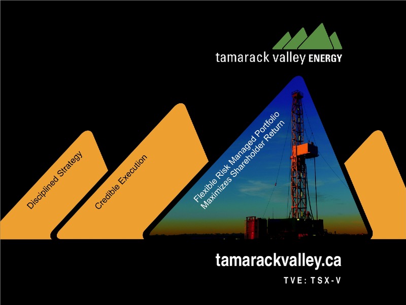CANACCORD GENUITY INVESTOR CONFERENCE – Tamarack Valley Energy Ltd. – slide 21