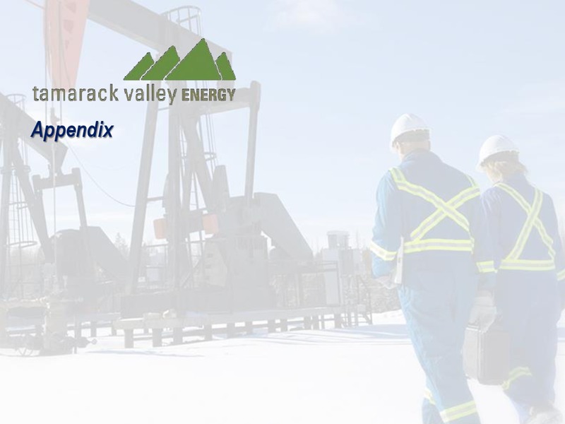 November 2017 Corporate Presentation – Tamarack Valley Energy Ltd. – slide 18
