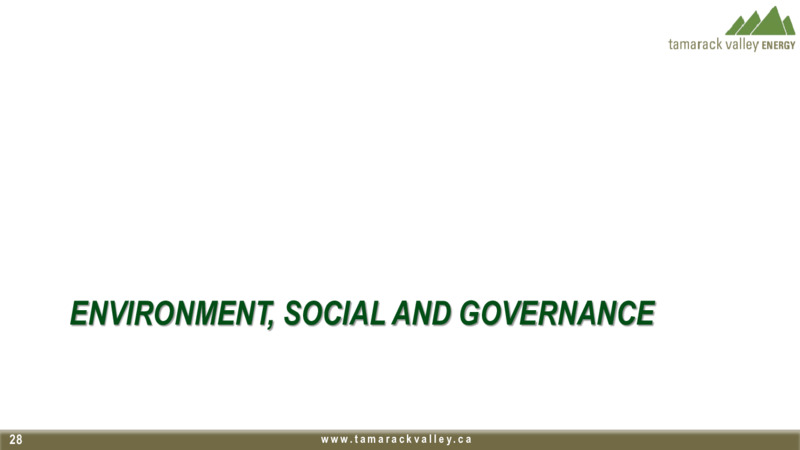 December 2023 Investor Presentation – Tamarack Valley Energy Ltd. – slide 28