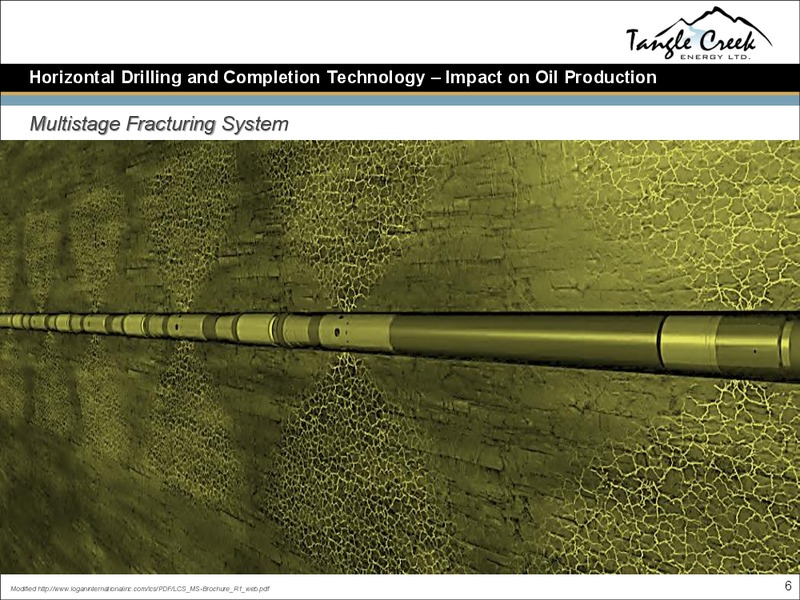 Corporate Presentation – Tangle Creek Energy Ltd. – slide 6