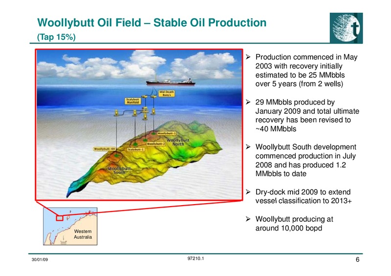 Investor Presentation Update – Tap Oil – slide 6