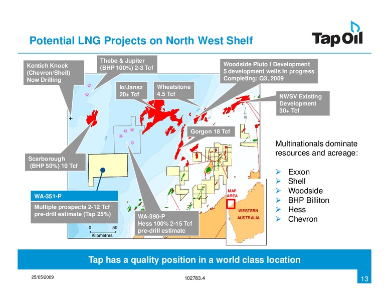 Investor Presentation – Tap Oil – slide 13
