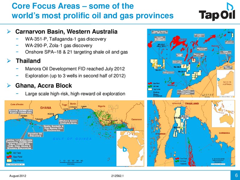 Good Oil Conference Presentation – Tap Oil – slide 5